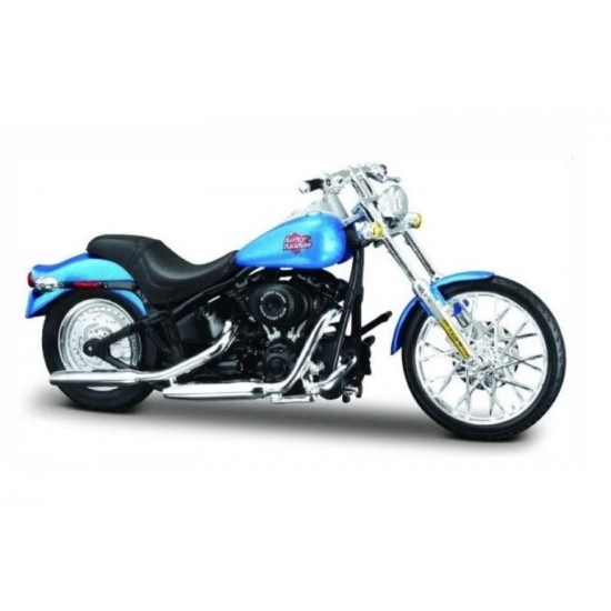 Machetă moto Maisto [1:18] - Harley-Davidson FXSTB NIGHT TRAIN 2002 - blue [set DCC-MAI31360-36-12]
